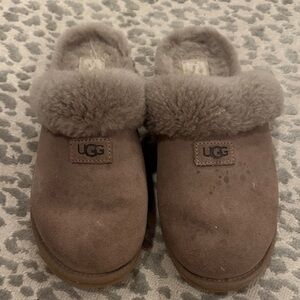 UGG Brown Suede Slippers